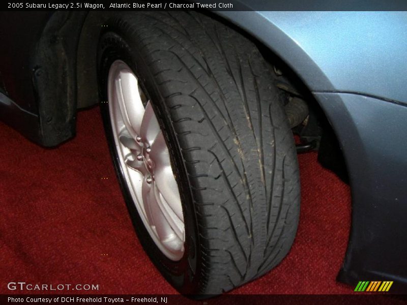 Atlantic Blue Pearl / Charcoal Tweed Cloth 2005 Subaru Legacy 2.5i Wagon