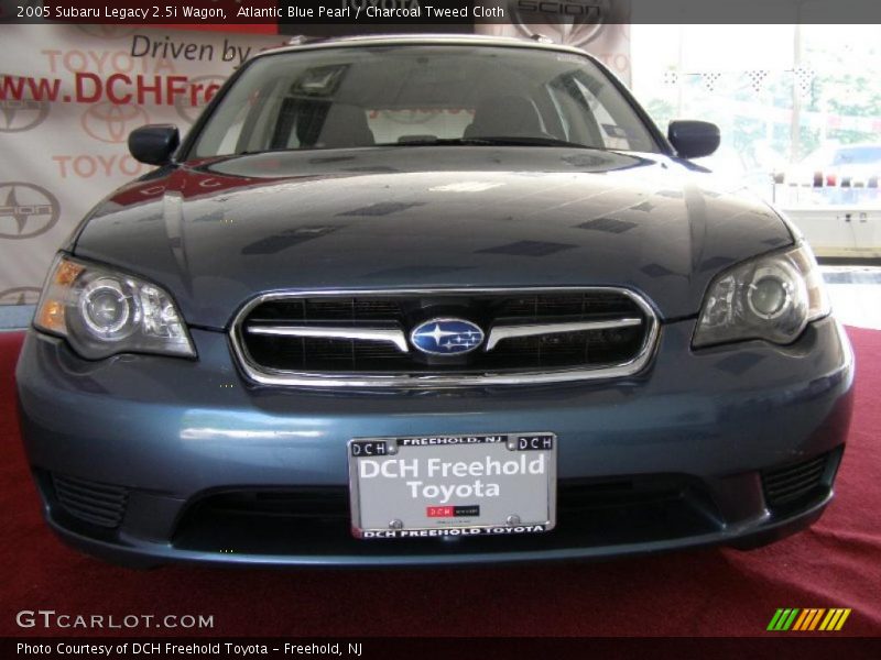 Atlantic Blue Pearl / Charcoal Tweed Cloth 2005 Subaru Legacy 2.5i Wagon