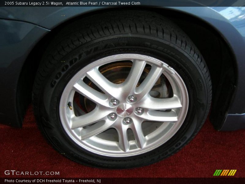 Atlantic Blue Pearl / Charcoal Tweed Cloth 2005 Subaru Legacy 2.5i Wagon