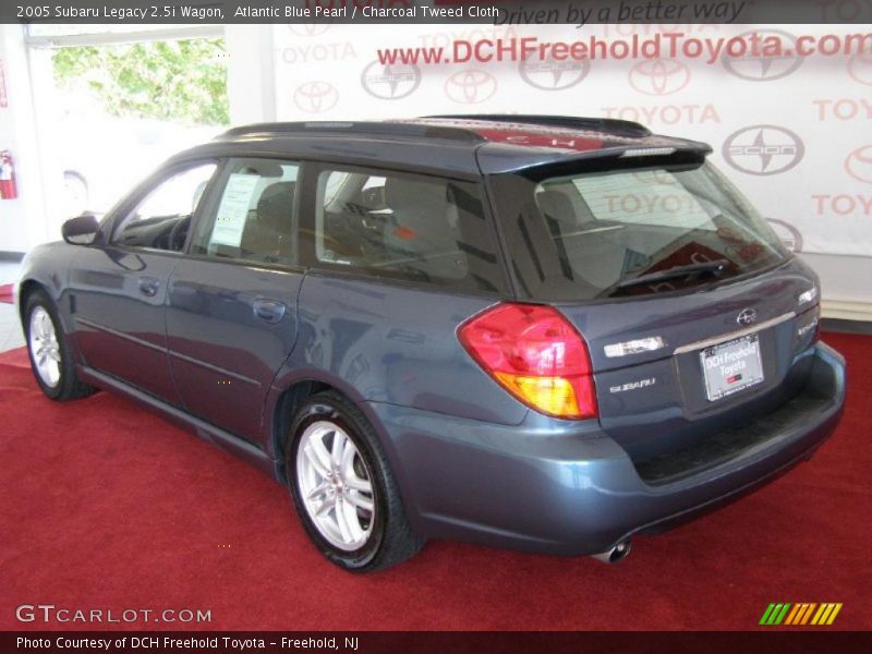Atlantic Blue Pearl / Charcoal Tweed Cloth 2005 Subaru Legacy 2.5i Wagon