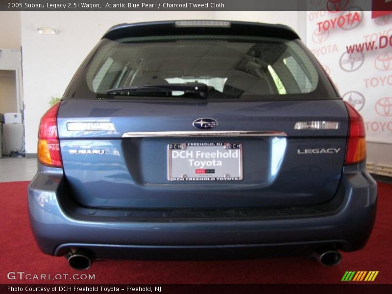 Atlantic Blue Pearl / Charcoal Tweed Cloth 2005 Subaru Legacy 2.5i Wagon