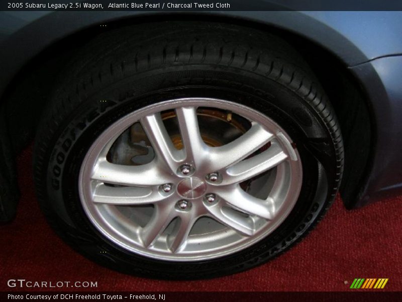 Atlantic Blue Pearl / Charcoal Tweed Cloth 2005 Subaru Legacy 2.5i Wagon