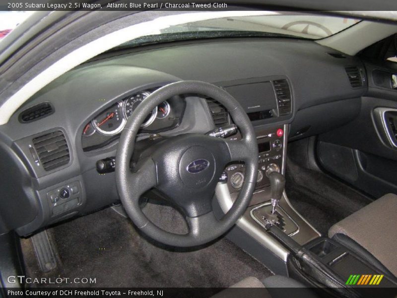 Atlantic Blue Pearl / Charcoal Tweed Cloth 2005 Subaru Legacy 2.5i Wagon