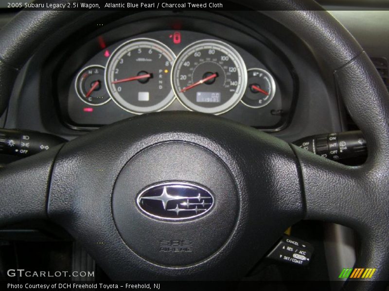 Atlantic Blue Pearl / Charcoal Tweed Cloth 2005 Subaru Legacy 2.5i Wagon
