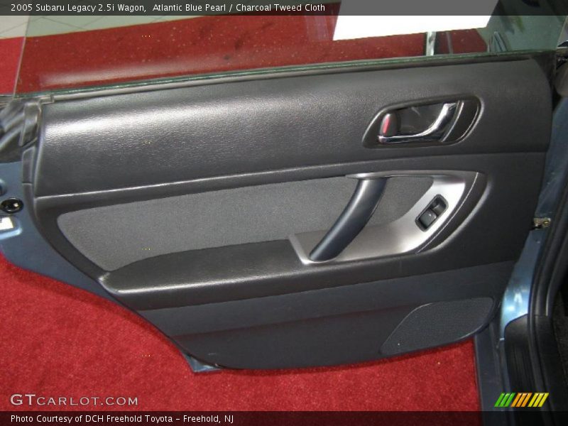 Atlantic Blue Pearl / Charcoal Tweed Cloth 2005 Subaru Legacy 2.5i Wagon