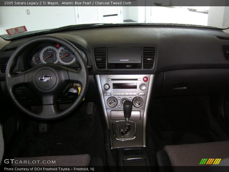 Atlantic Blue Pearl / Charcoal Tweed Cloth 2005 Subaru Legacy 2.5i Wagon