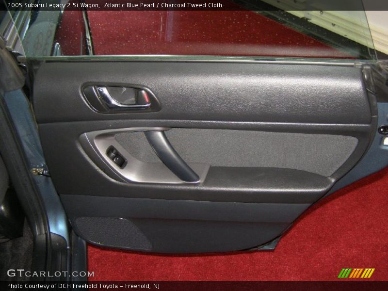 Atlantic Blue Pearl / Charcoal Tweed Cloth 2005 Subaru Legacy 2.5i Wagon