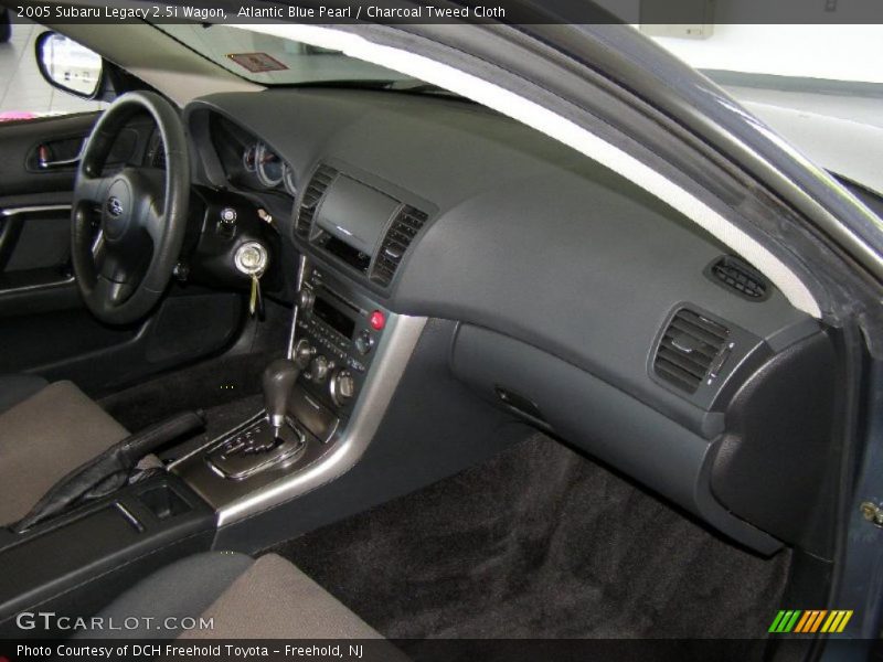 Atlantic Blue Pearl / Charcoal Tweed Cloth 2005 Subaru Legacy 2.5i Wagon