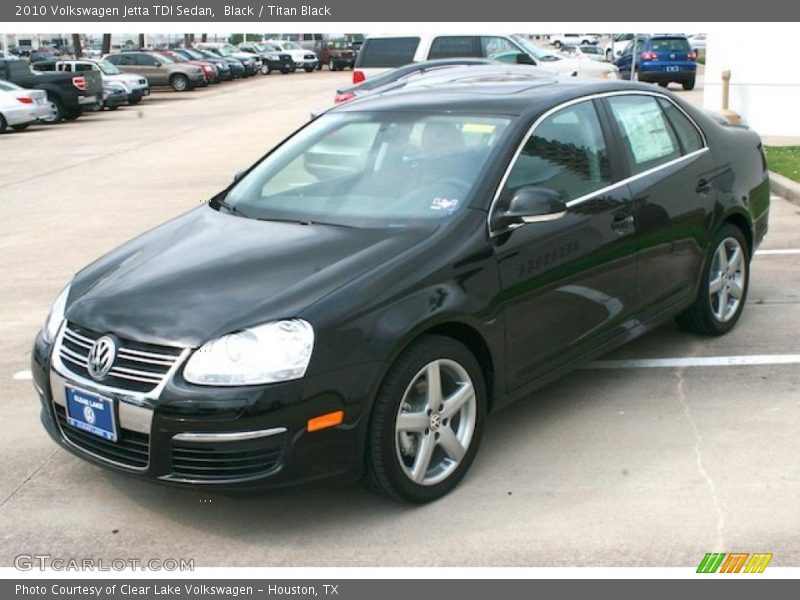 Black / Titan Black 2010 Volkswagen Jetta TDI Sedan