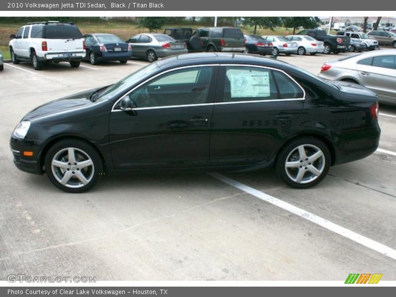Black / Titan Black 2010 Volkswagen Jetta TDI Sedan