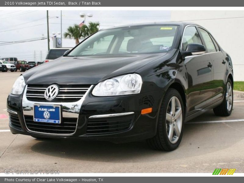 Black / Titan Black 2010 Volkswagen Jetta TDI Sedan