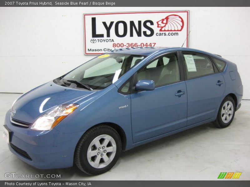 Seaside Blue Pearl / Bisque Beige 2007 Toyota Prius Hybrid