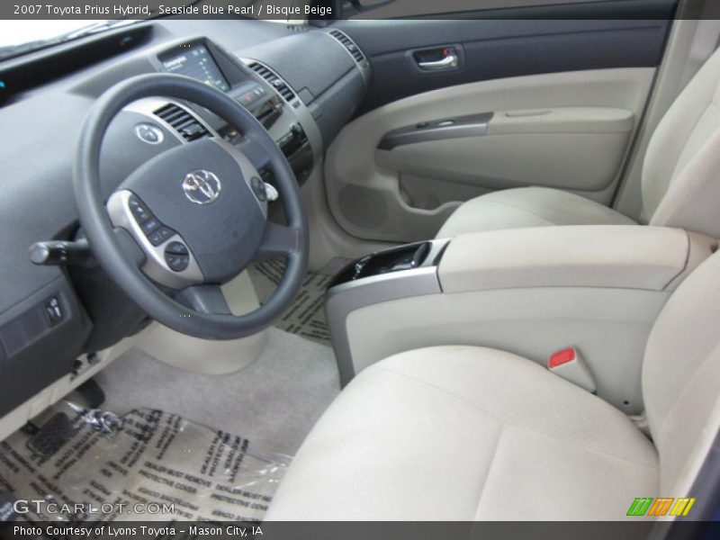 Seaside Blue Pearl / Bisque Beige 2007 Toyota Prius Hybrid