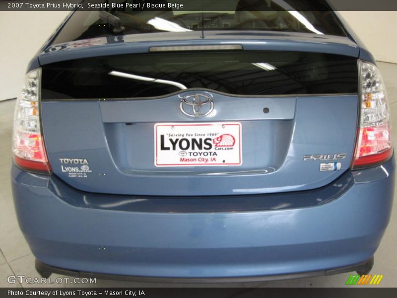 Seaside Blue Pearl / Bisque Beige 2007 Toyota Prius Hybrid
