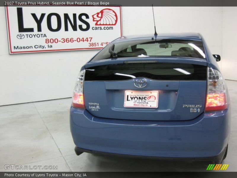 Seaside Blue Pearl / Bisque Beige 2007 Toyota Prius Hybrid