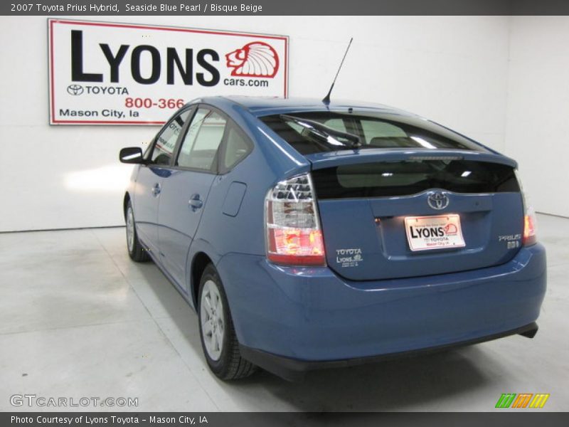 Seaside Blue Pearl / Bisque Beige 2007 Toyota Prius Hybrid