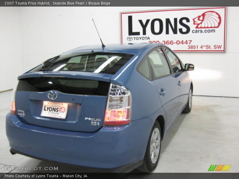 Seaside Blue Pearl / Bisque Beige 2007 Toyota Prius Hybrid