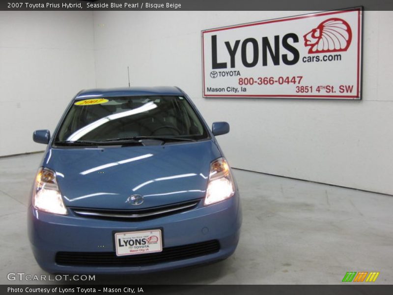 Seaside Blue Pearl / Bisque Beige 2007 Toyota Prius Hybrid