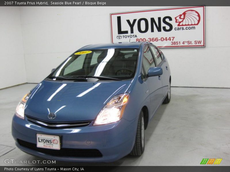 Seaside Blue Pearl / Bisque Beige 2007 Toyota Prius Hybrid