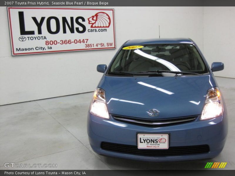 Seaside Blue Pearl / Bisque Beige 2007 Toyota Prius Hybrid