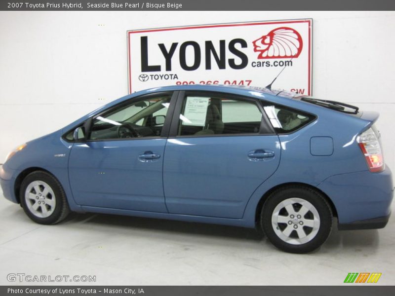 Seaside Blue Pearl / Bisque Beige 2007 Toyota Prius Hybrid