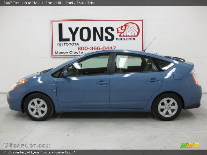 Seaside Blue Pearl / Bisque Beige 2007 Toyota Prius Hybrid