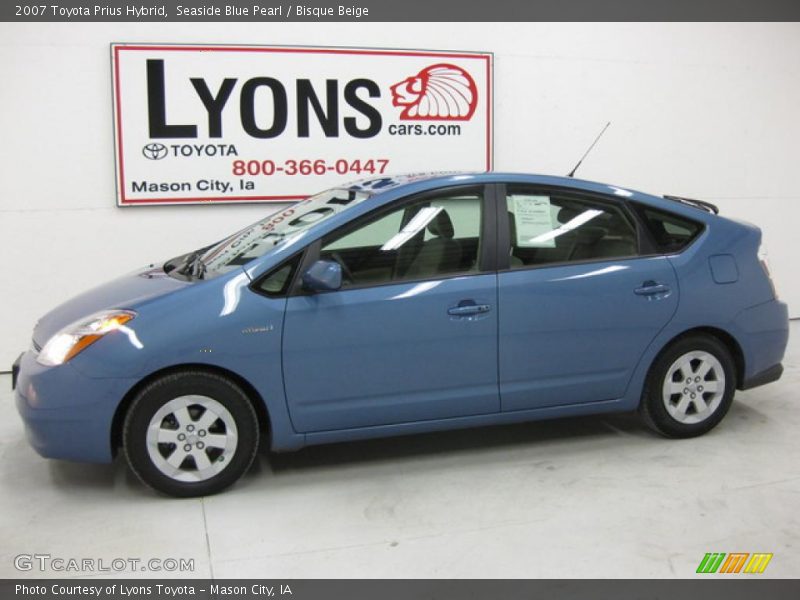 Seaside Blue Pearl / Bisque Beige 2007 Toyota Prius Hybrid