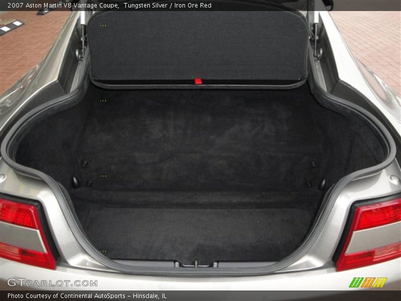 Tungsten Silver / Iron Ore Red 2007 Aston Martin V8 Vantage Coupe