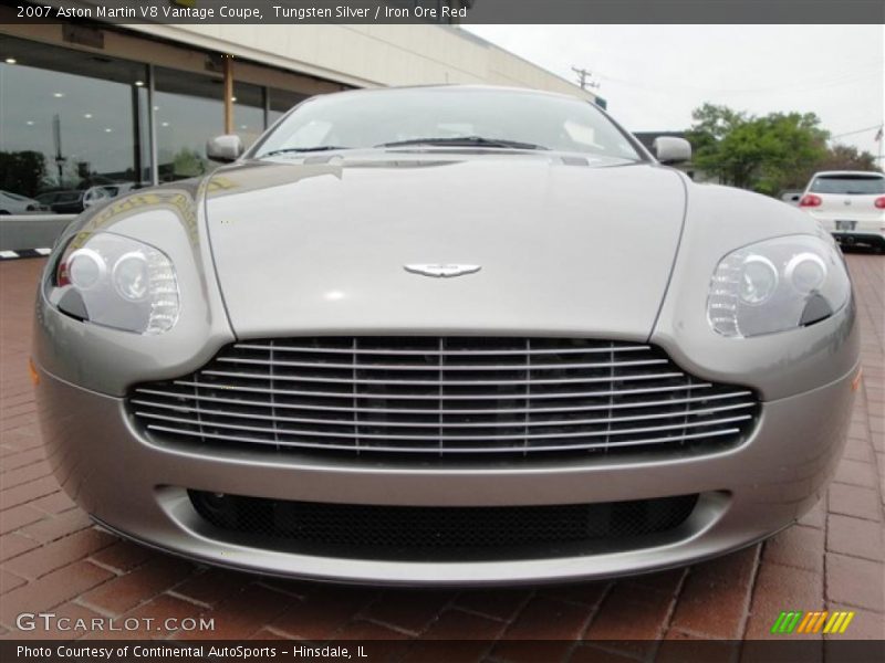 Tungsten Silver / Iron Ore Red 2007 Aston Martin V8 Vantage Coupe