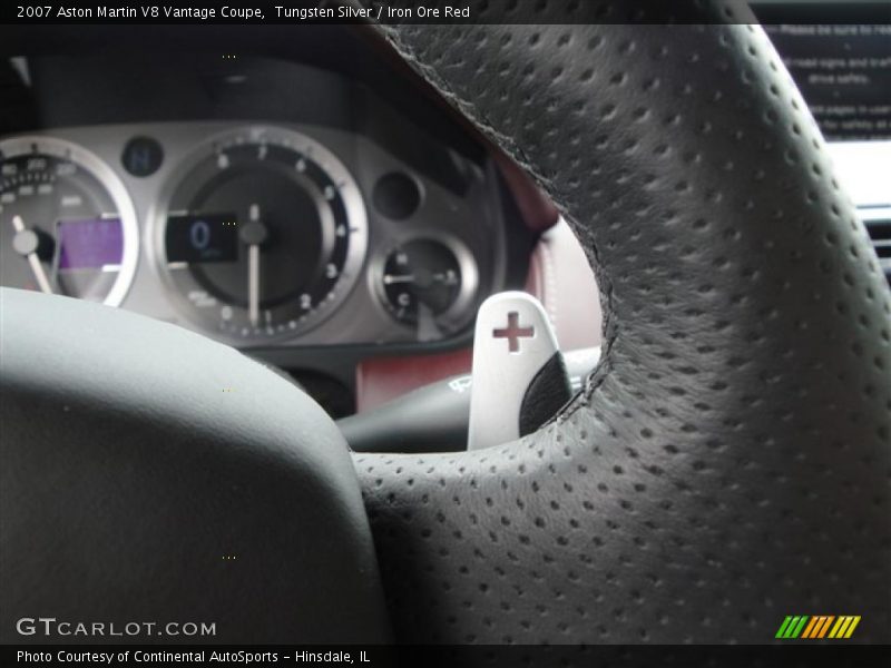 Tungsten Silver / Iron Ore Red 2007 Aston Martin V8 Vantage Coupe
