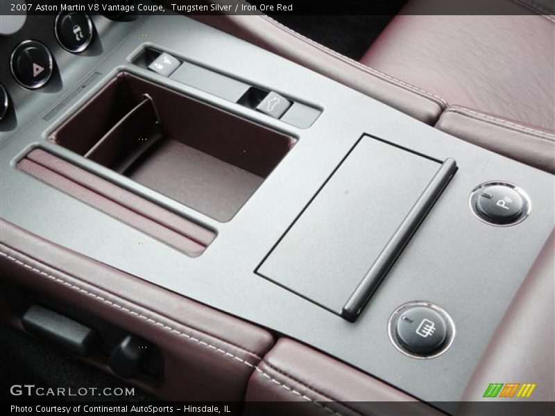 Tungsten Silver / Iron Ore Red 2007 Aston Martin V8 Vantage Coupe
