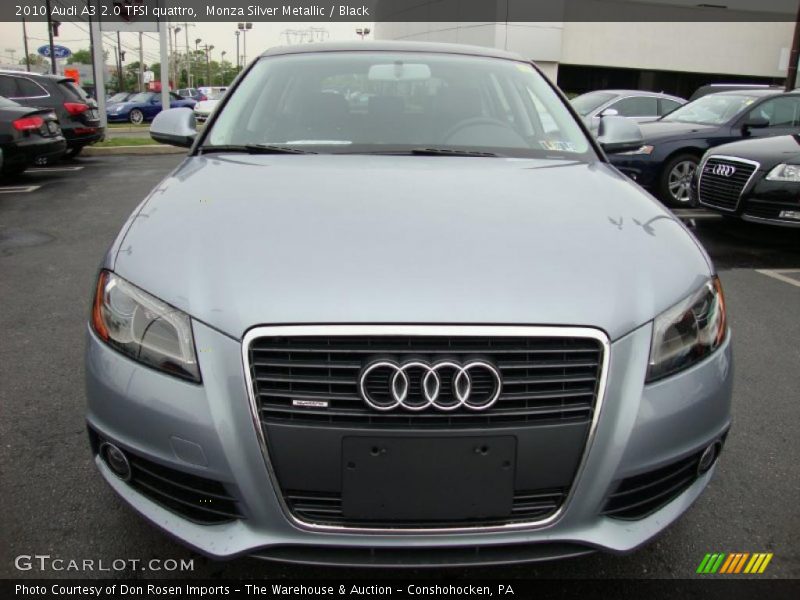 Monza Silver Metallic / Black 2010 Audi A3 2.0 TFSI quattro