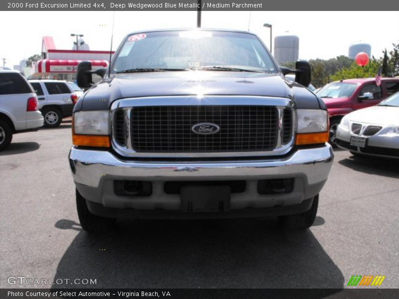 Deep Wedgewood Blue Metallic / Medium Parchment 2000 Ford Excursion Limited 4x4