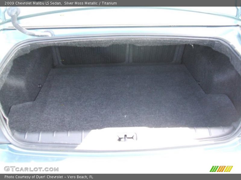 Silver Moss Metallic / Titanium 2009 Chevrolet Malibu LS Sedan