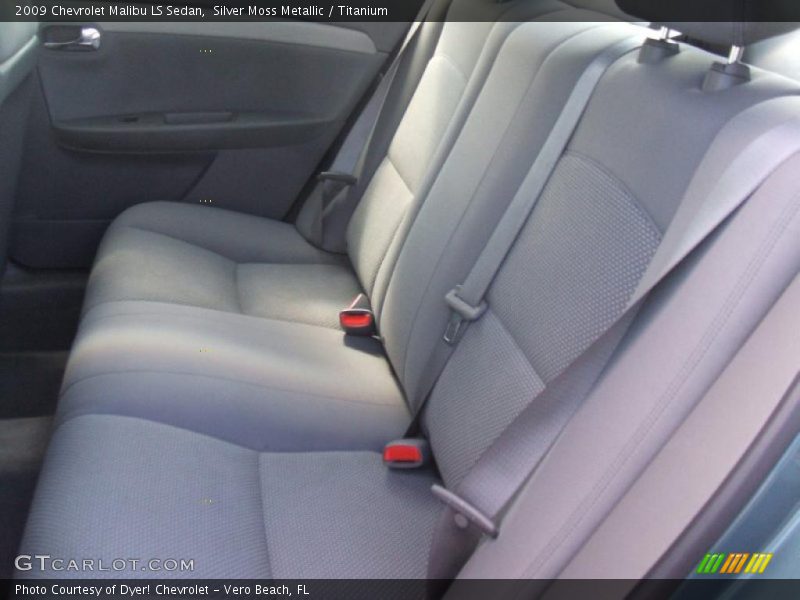 Silver Moss Metallic / Titanium 2009 Chevrolet Malibu LS Sedan