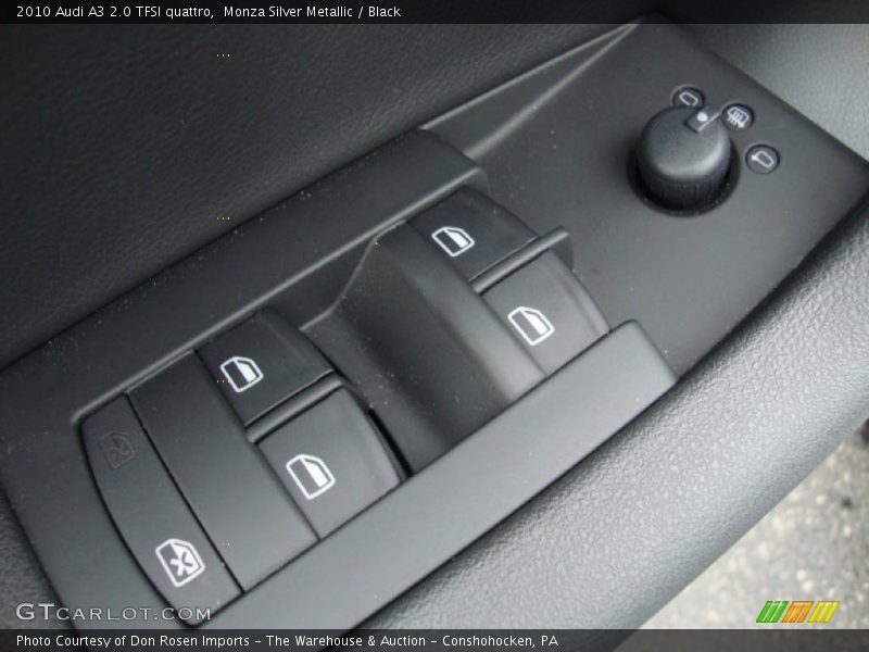 Monza Silver Metallic / Black 2010 Audi A3 2.0 TFSI quattro