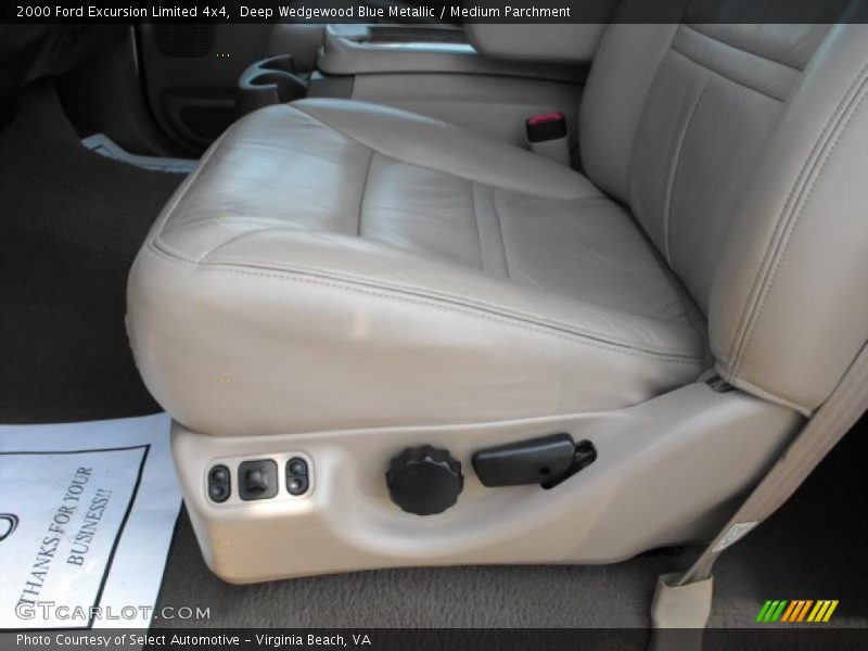 Deep Wedgewood Blue Metallic / Medium Parchment 2000 Ford Excursion Limited 4x4