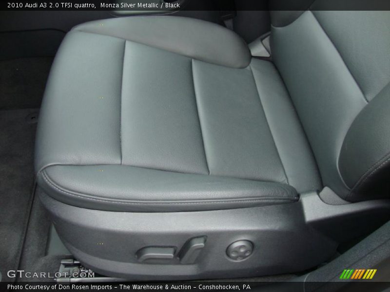 Monza Silver Metallic / Black 2010 Audi A3 2.0 TFSI quattro