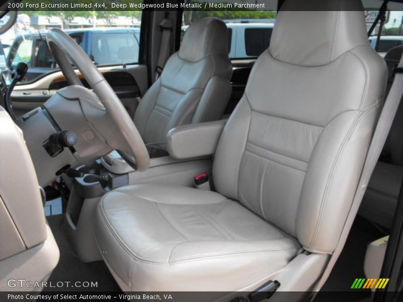 Deep Wedgewood Blue Metallic / Medium Parchment 2000 Ford Excursion Limited 4x4