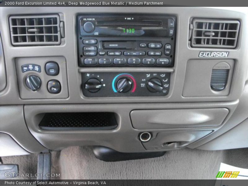 Deep Wedgewood Blue Metallic / Medium Parchment 2000 Ford Excursion Limited 4x4
