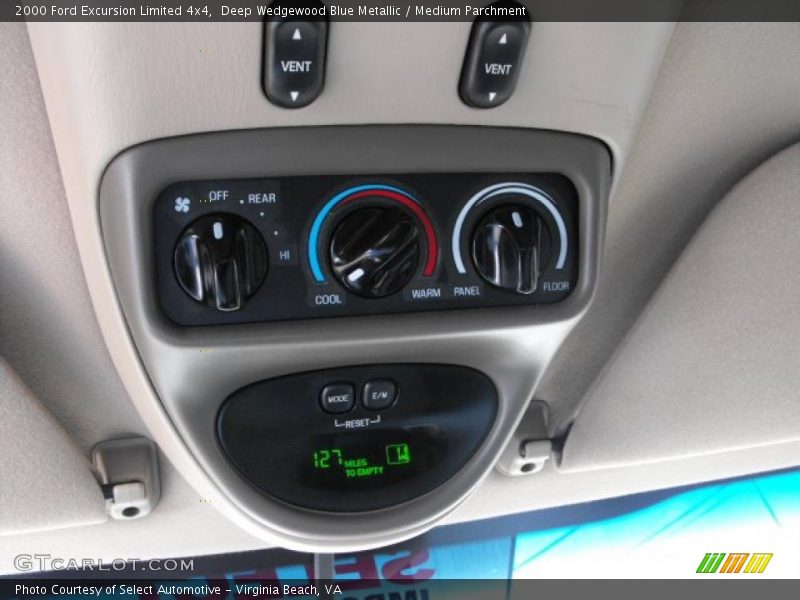 Deep Wedgewood Blue Metallic / Medium Parchment 2000 Ford Excursion Limited 4x4