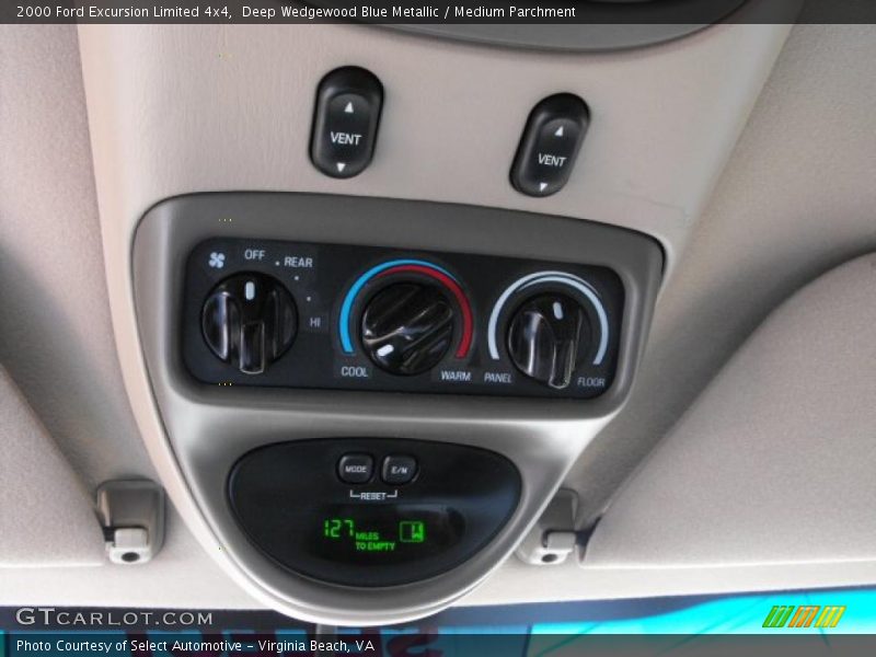 Deep Wedgewood Blue Metallic / Medium Parchment 2000 Ford Excursion Limited 4x4