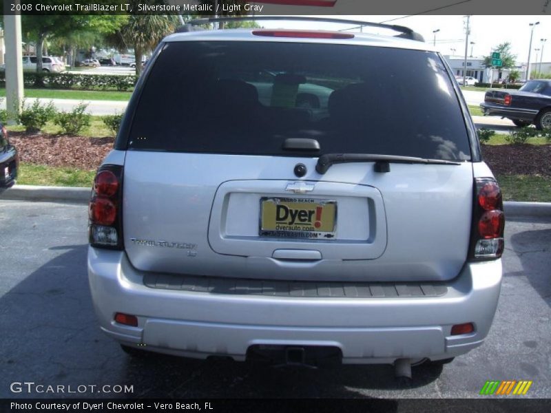 Silverstone Metallic / Light Gray 2008 Chevrolet TrailBlazer LT