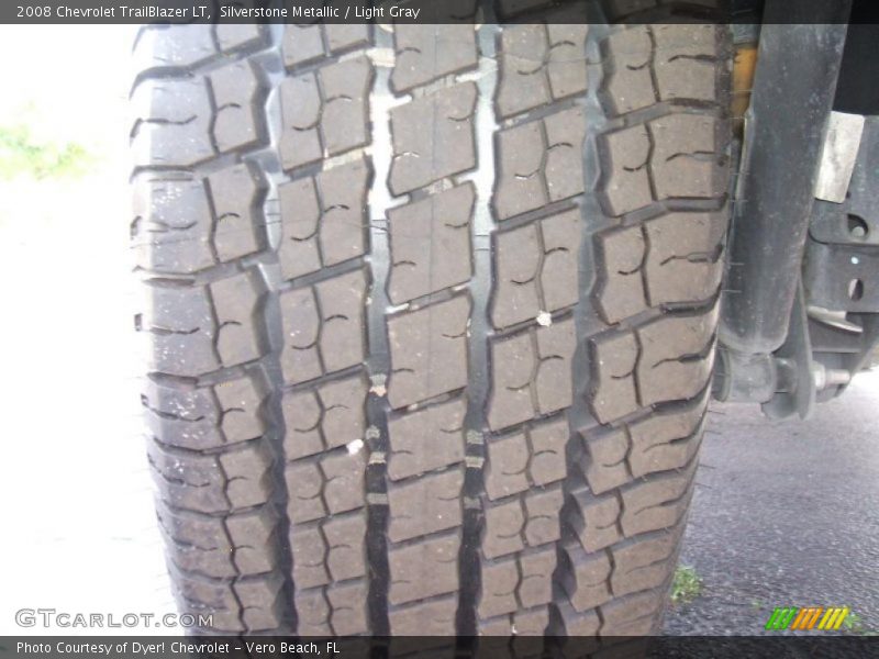 Silverstone Metallic / Light Gray 2008 Chevrolet TrailBlazer LT