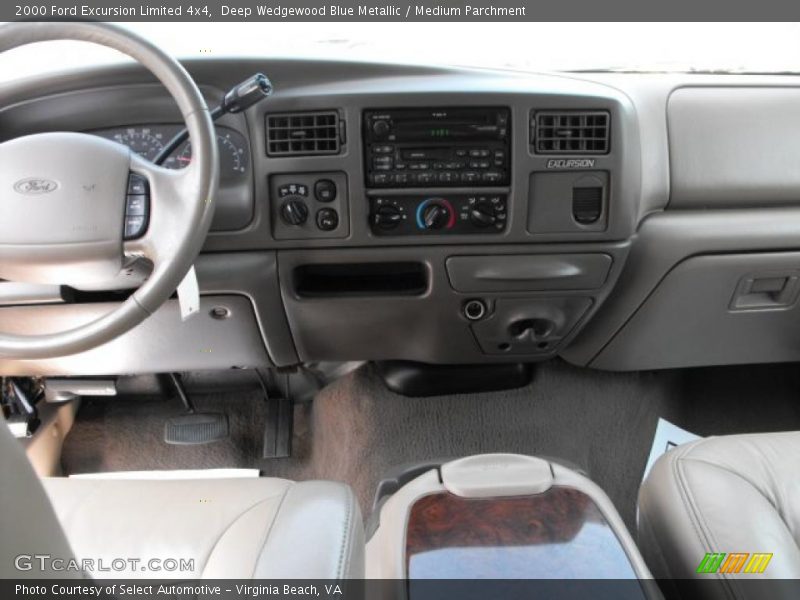 Deep Wedgewood Blue Metallic / Medium Parchment 2000 Ford Excursion Limited 4x4