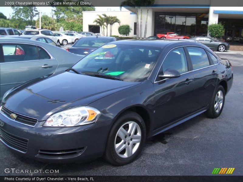 Slate Metallic / Ebony 2009 Chevrolet Impala LS