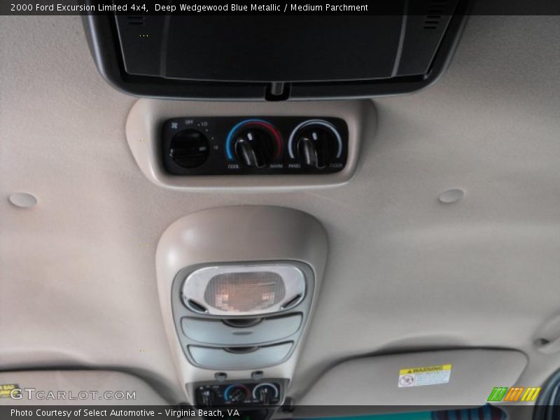 Deep Wedgewood Blue Metallic / Medium Parchment 2000 Ford Excursion Limited 4x4