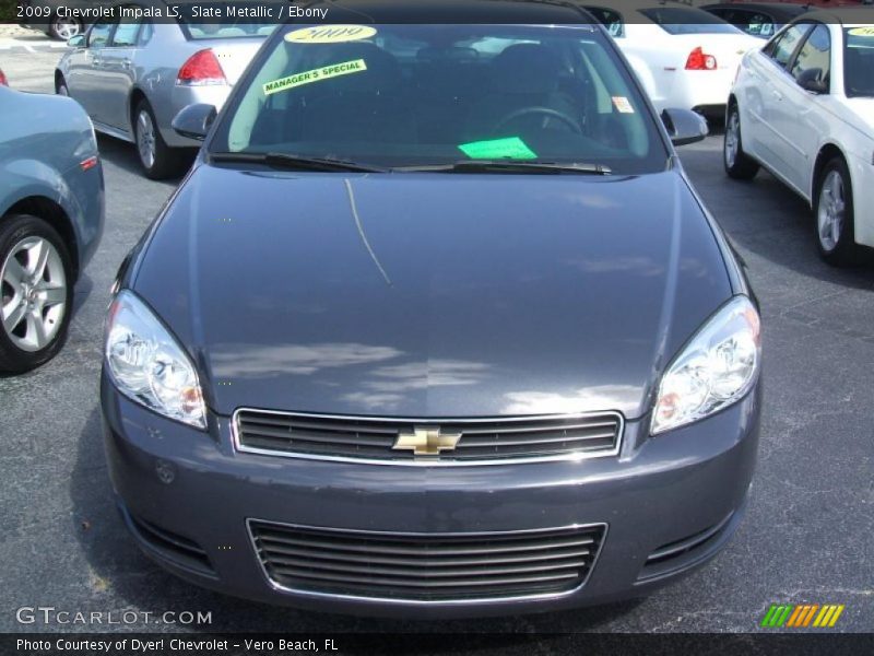 Slate Metallic / Ebony 2009 Chevrolet Impala LS