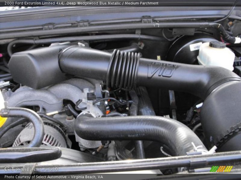 Deep Wedgewood Blue Metallic / Medium Parchment 2000 Ford Excursion Limited 4x4