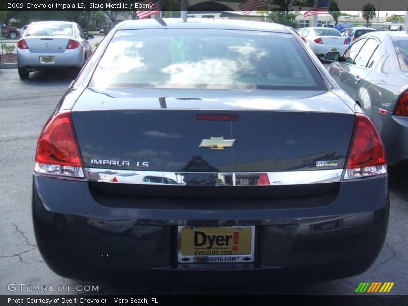 Slate Metallic / Ebony 2009 Chevrolet Impala LS